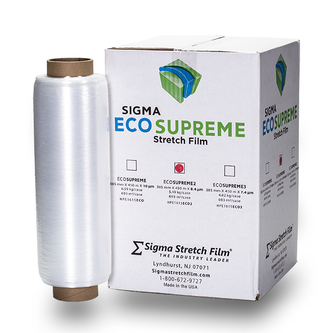 Sigma Eco-Supreme HPE1615ECO2 Pre-Stretch Hand Film - 16