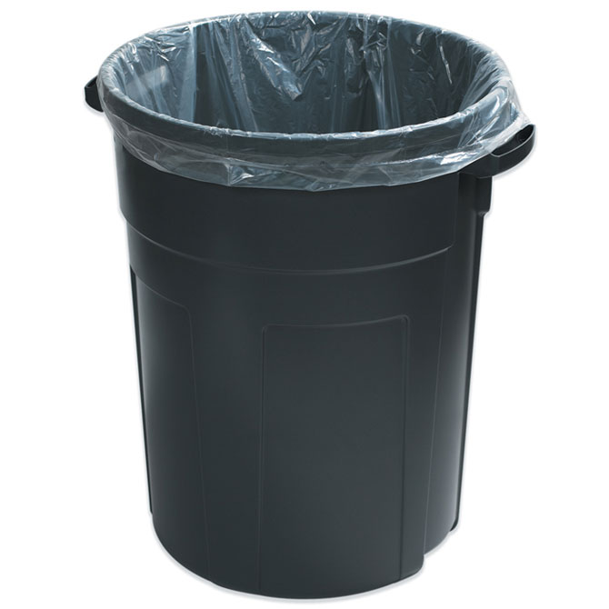 Plastic Bin Liner Bags 25 15x36cm 30microns 1000pack